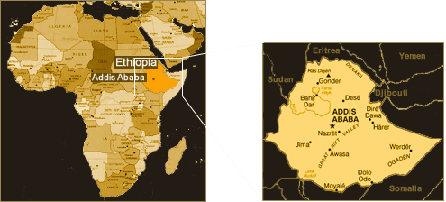 general map Africa/Ethiopia